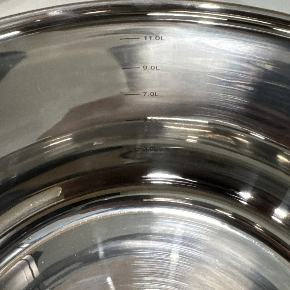 David Burke 13.5 Qt Stock Pot Vented Lid Commercial Grd Splendor Stainless Steel
